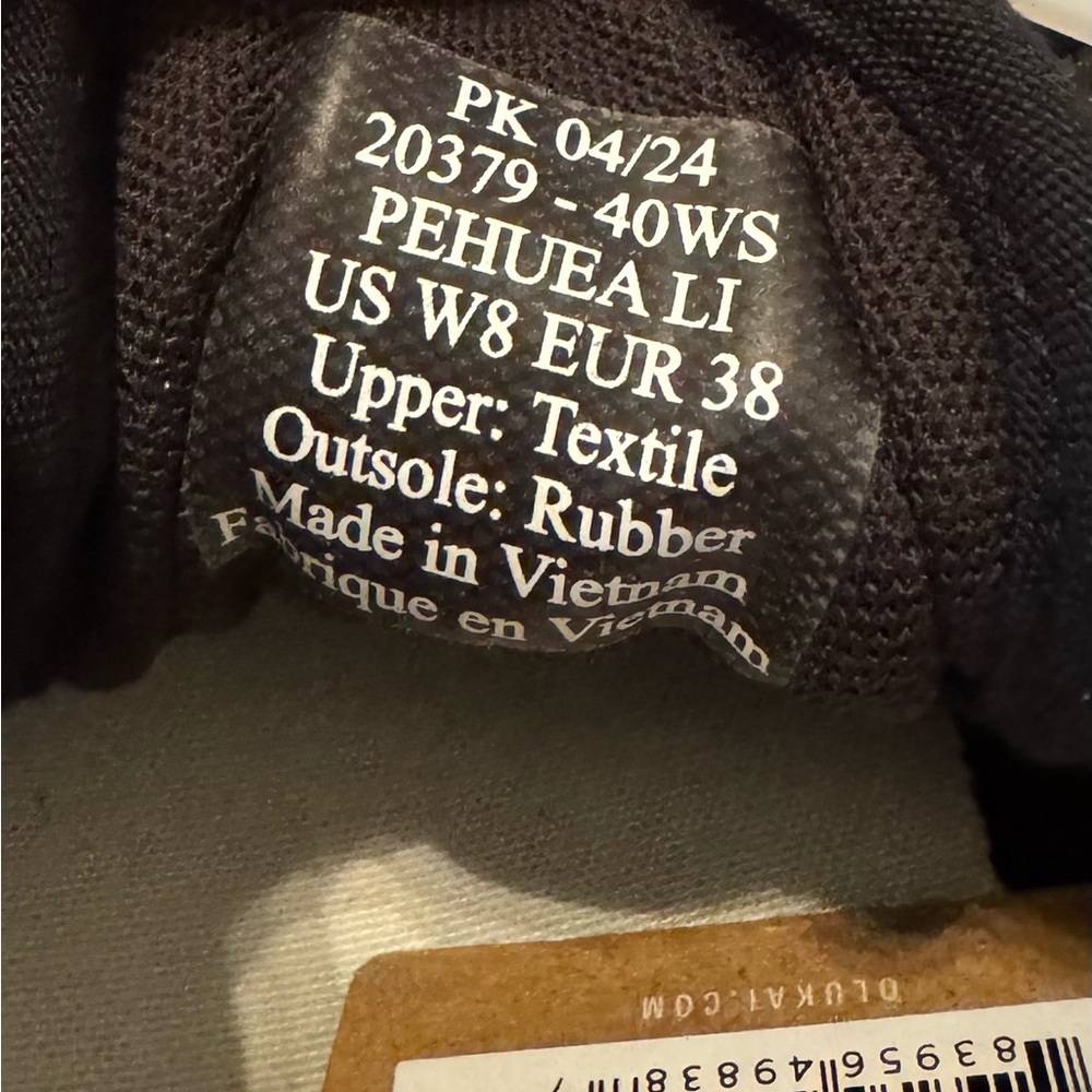 OluKai Pehuea Li Sneakers, Black & White Sand, NWT, Women’s Multiple Sizes - Picture 12 of 16